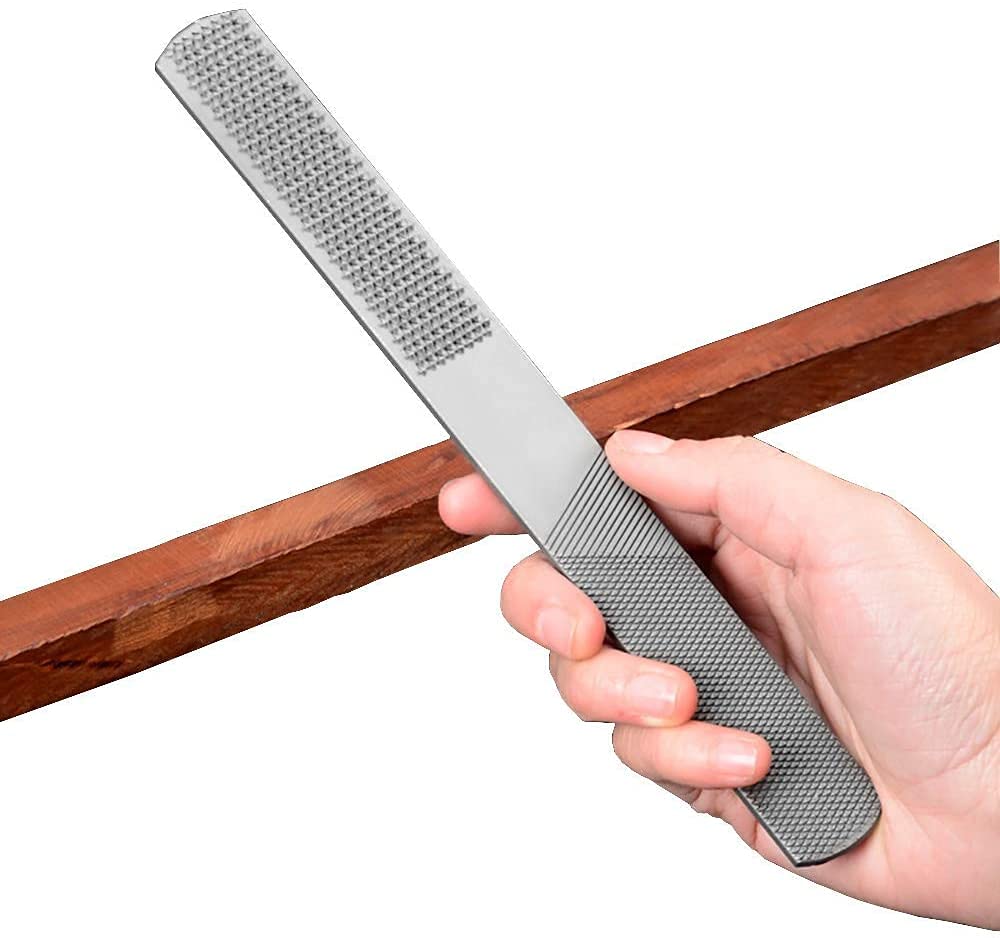 Serplex 7.8 Inch 4 Way Wood Rasp, 4 In 1 Hand Files for Carpentry Woodworking, Half Round Flat & Needle Files Wood Rasp Needle Files Wood Rasp for Sharping Wood and Soft Metal Tools Serplex 7.8 Inch 4 Way Wood Rasp, 4 In 1 Hand Files for Carpentry Woodworking, Half Round Flat & Needle Files Wood Rasp Needle Files Wood Rasp for Sharping Wood and Soft Metal Tools